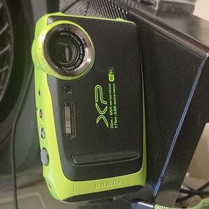 Fujifilm FinePix XP130 Compact Digital Camera "Lime" Waterproof, As Is